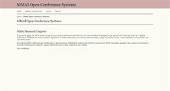 Desktop Screenshot of openconference.simai.eu
